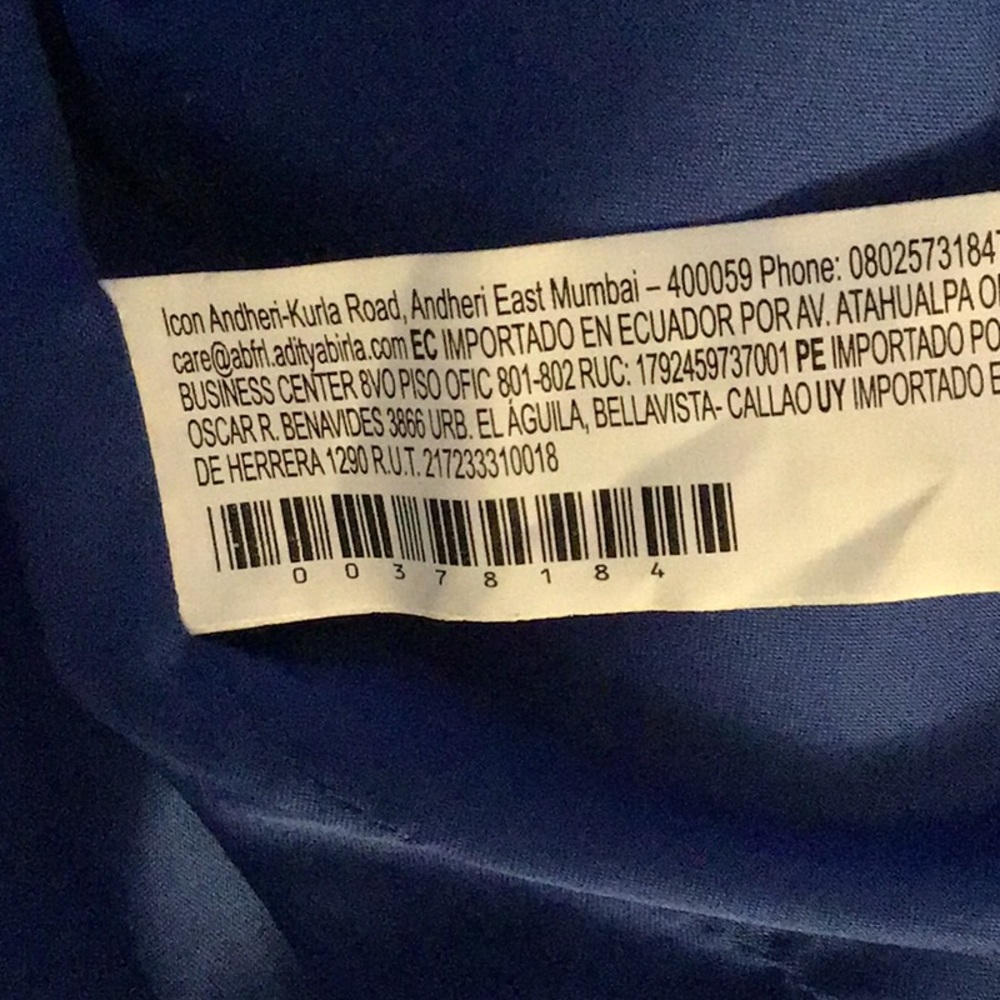 Party COLLECTION Faux Furry Electric Blue Waist Length Coat - Picture 4 of 5